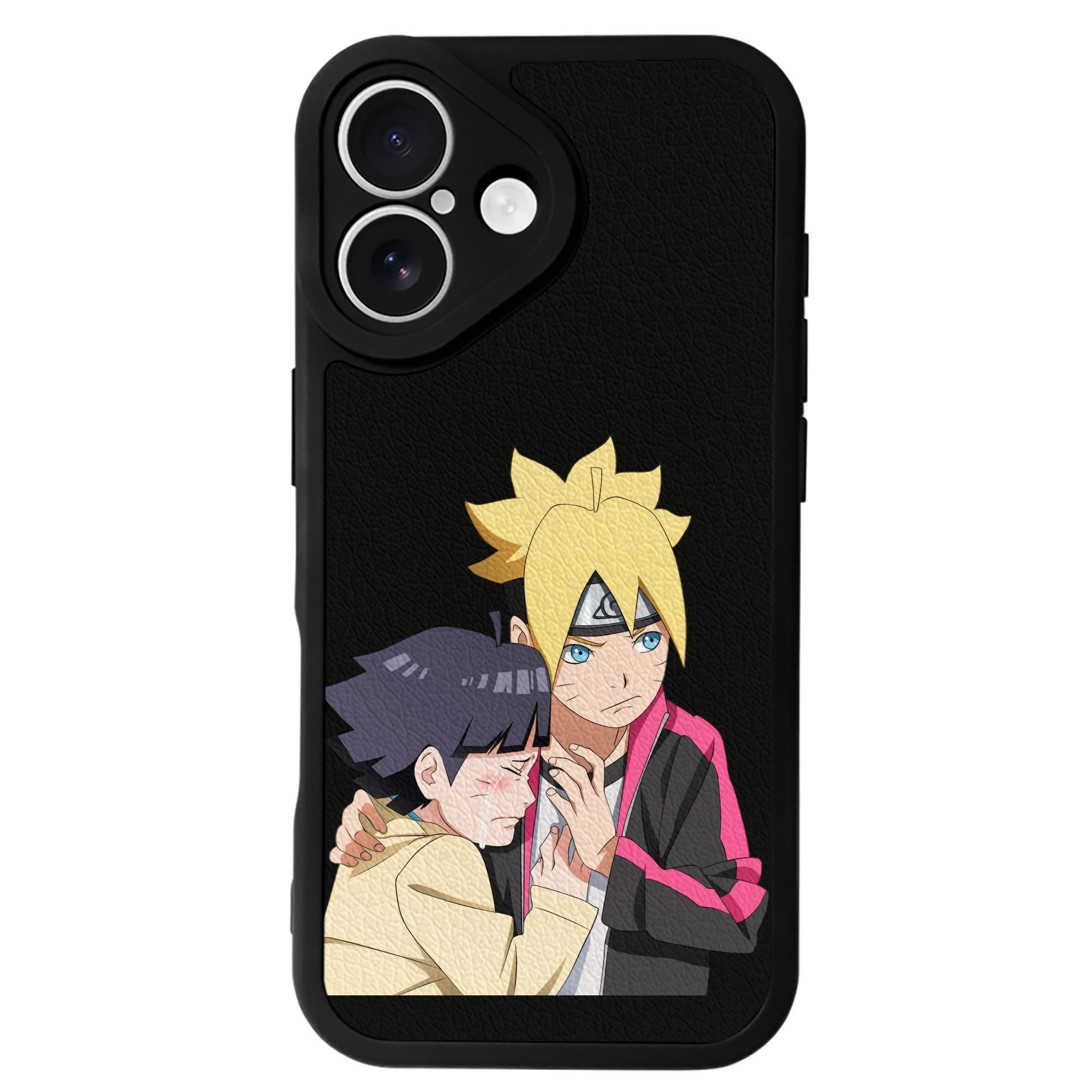 （画像用） NARUTO -ナルト- うずまき ボルト Uzumaki Boruto 【iPhone 16シリーズ対応】シリコンスマホケース（レザー調） 材質：シリコン